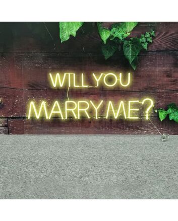 Will You Marry Me Neon Sign