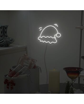 Santa Hat Neon Sign Fashion Custom Neon Sign Lights Night Lamp Led Neon Sign Light For Home Party