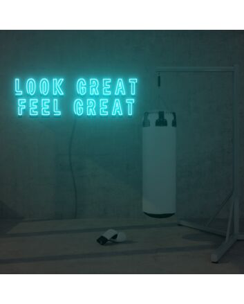 Look Great Feel Great Neon Sign Lights Night Lamp Led Neon Sign Light For Home Party