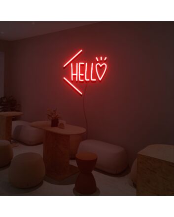 Hello Neon Sign Lights Night Lamp Led Neon Sign Light For Home Party