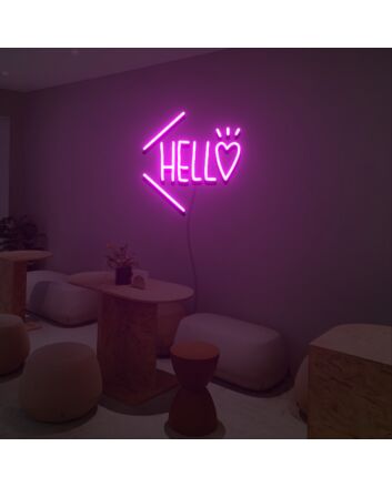 Hello Neon Sign Lights Night Lamp Led Neon Sign Light For Home Party