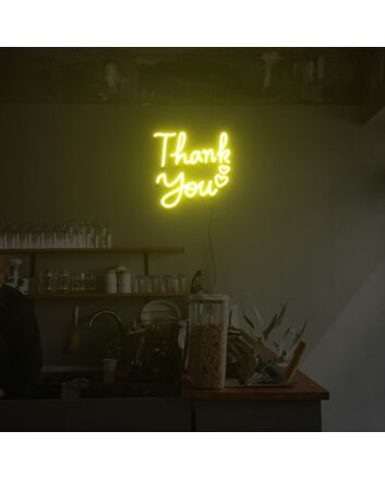 Thank You Hearts Neon Sign Lights Night Lamp Led Neon Sign Light For Home Party