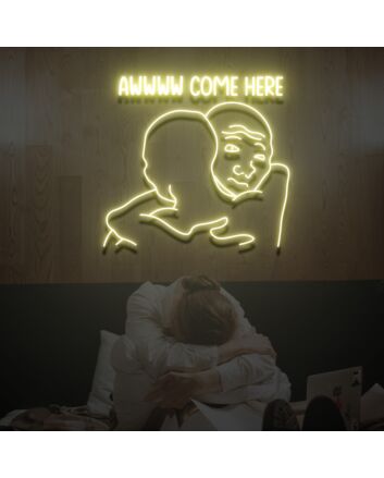 Come Here Neon Sign Lights Night Lamp Led Neon Sign Light For Home Party