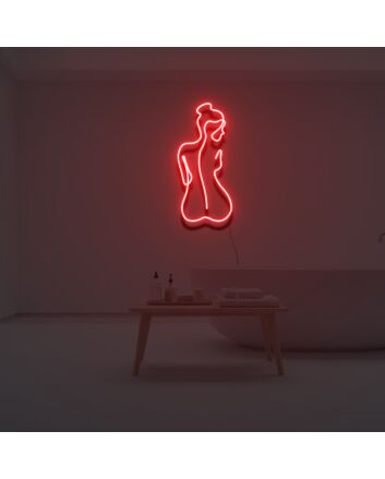 Sekou Lady Line Art Neon Sign Lights Night Lamp Led Neon Sign Light For Home Party