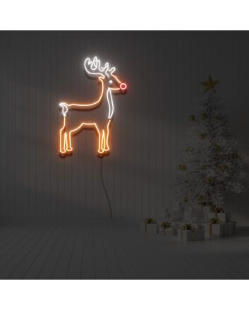 Cute Reindeer Neon Sign Lights Night Lamp Led Neon Sign Light For Home Party