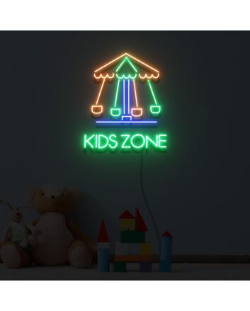 Fun Kids Zone Neon Sign Lights Night Lamp Led Neon Sign Light For Home Party