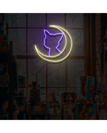 Luna Sailor Moon Neon Sign Lights Night Lamp Led Neon Sign Light For Home Party