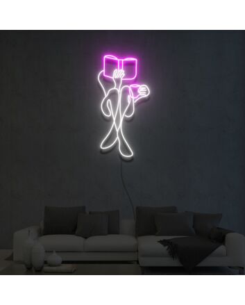 Woman Reading Neon Sign Lights Night Lamp Led Neon Sign Light For Home Party