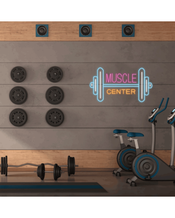Plug And Play Neon Sign Muscle Center