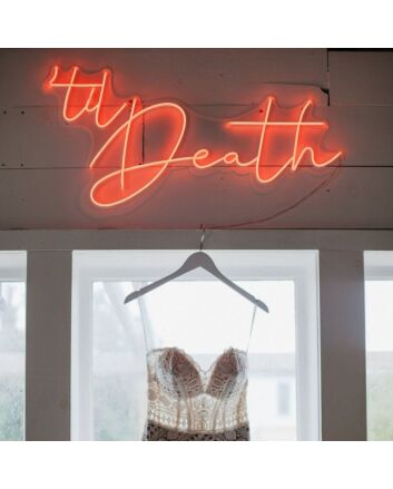 Til Death Wedding Neon Sign