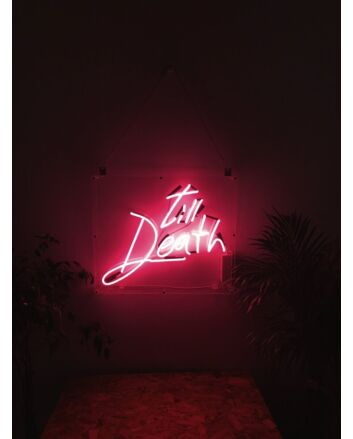 Til Death Weddign Neon Sign