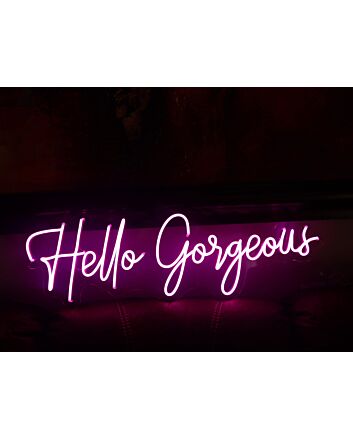 Hello Gorgeous Neon Sign