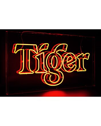 Neon Tiger Sign For Wall Bar Home Decor