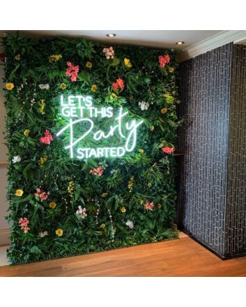 Lets Get This Party Started Led Neon Sign Wall Decor