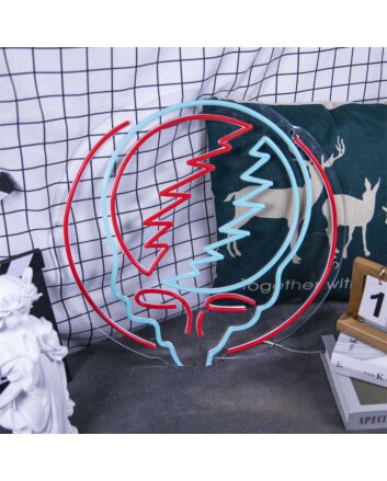 Break Skull Neon Sign