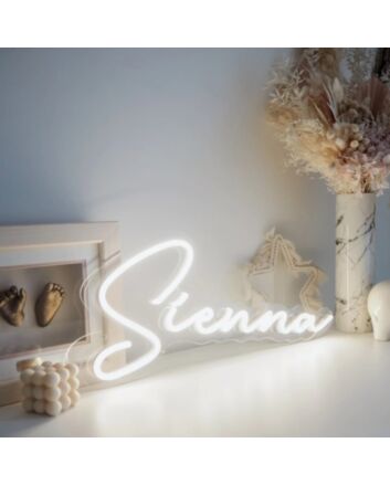 Sienna Neon Name Signs Room Wall Decor Neon Light