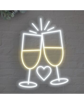 Cheers To Love Led Neon Sign
