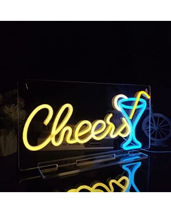 Cocktail Cheers Neon Light