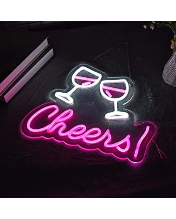 Cheers To Wine Neon Light