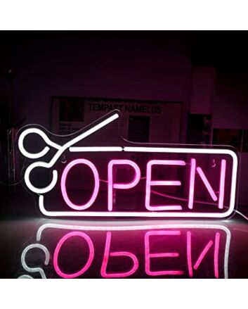 Open Neon Sign Led Sign Barber Neon Light