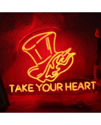 Take Your Heart Neon Sign