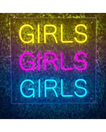 Girls Girls Girls Led Sign