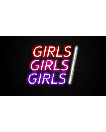 Girls Girls Girls Neon Lamp Neon Sign