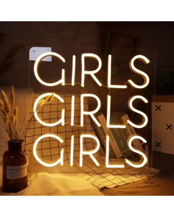 Girls Girls Girls Neon Led Neon Sign