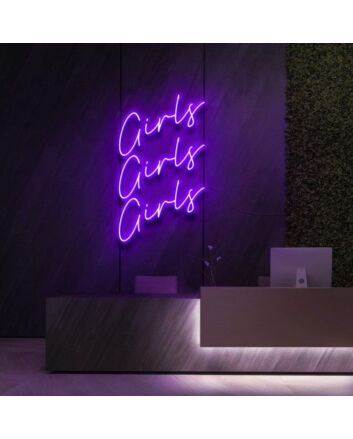 Girls Girls Girls Neon Sign Neon Sign Light
