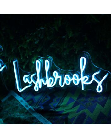The Lashbaooks Neon Sign