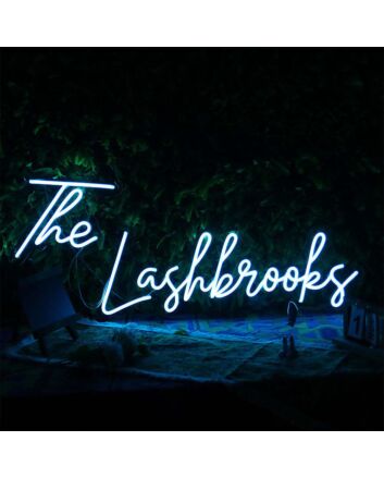The Lashbaooks Neon Sign