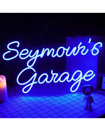 Seymoun'S Garage Neon Sign