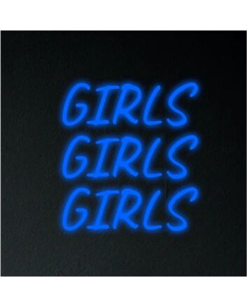 Girls Girls Girls Neon Sign Neon Wall Sign