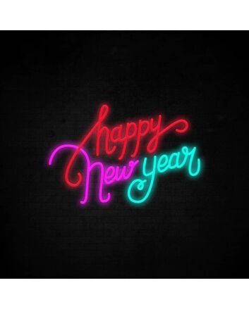 Happy New Year Led Wall Room Neon Sign