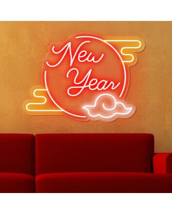 New Year Spring Festival Celebrate Neon Sign
