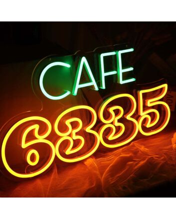 Cafe 6335 Neon Sign
