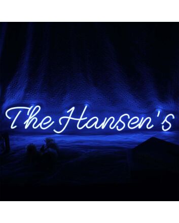 The Hansen's Neon Sign