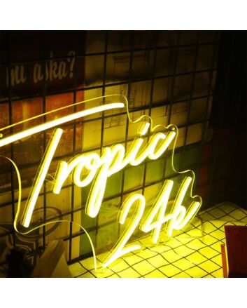 Tropic 24h Neon Sign