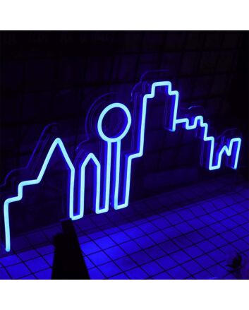 City Skyline Neon Sign