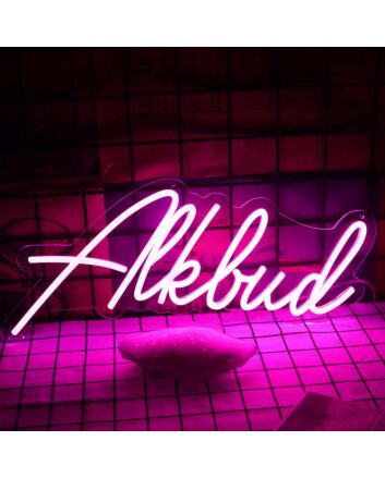 Alklud Neon Sign