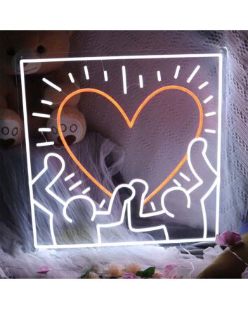 Radiant Heart Neon Sign