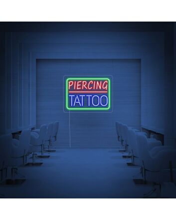 Piercing Tattoo Neon Sign