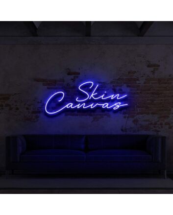 Skin Canvas For Tattoo Studio Neon Sign