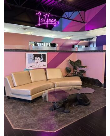 Tattoo Cursive For Tattoo Parlours Neon Sign