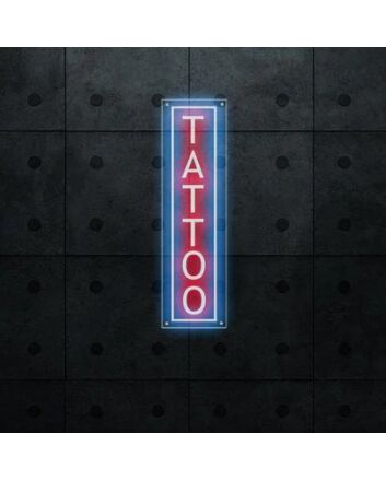 Vertical Tattoo LED Neon Sign