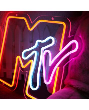 Music Television Neon Sign