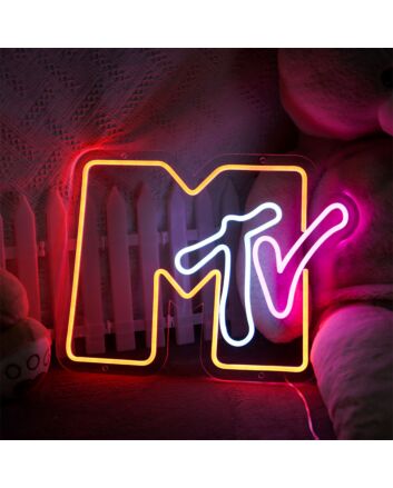 Music Television Neon Sign