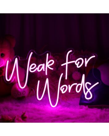 Week For Words Neon Sign