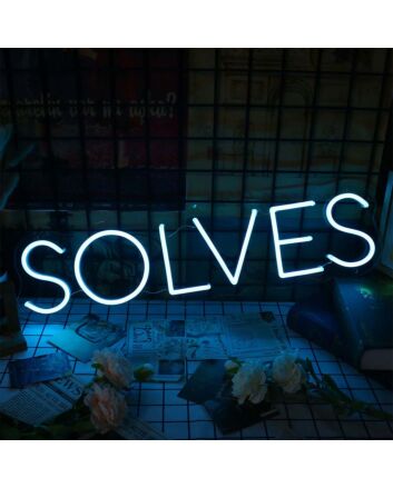 SOLVES Neon Sign