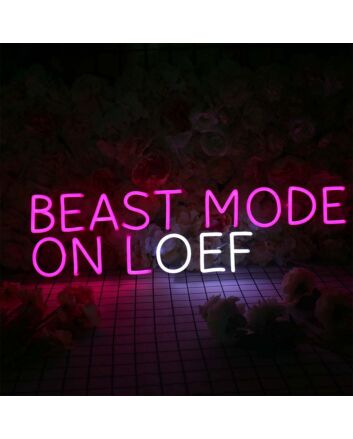 BEAST MODE ON or OFF Neon Sign